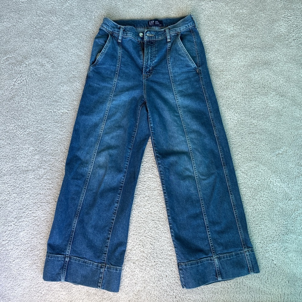 GAP Women's Straight Leg Jeans - Blue